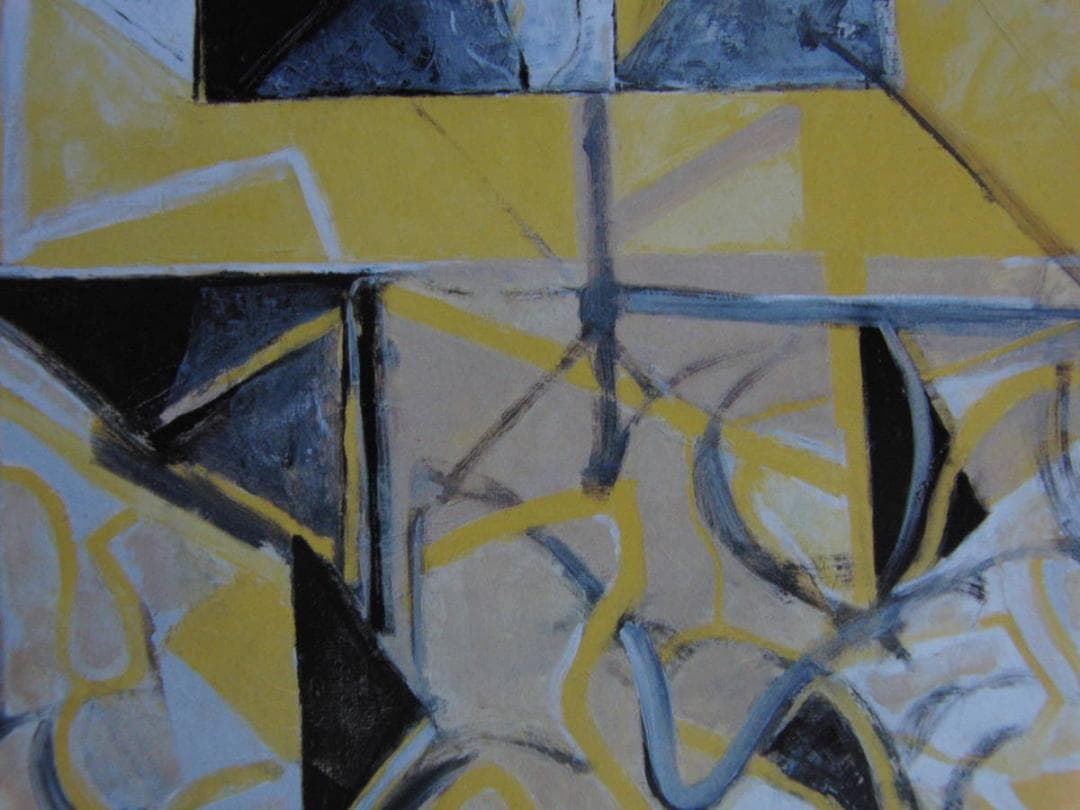 島田鮎子、【夏至の頃】、希少な額装用画集より、新品額装付