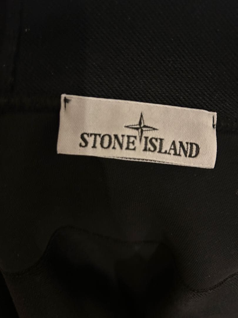 Stone  ブラック フルジップ パーカーL