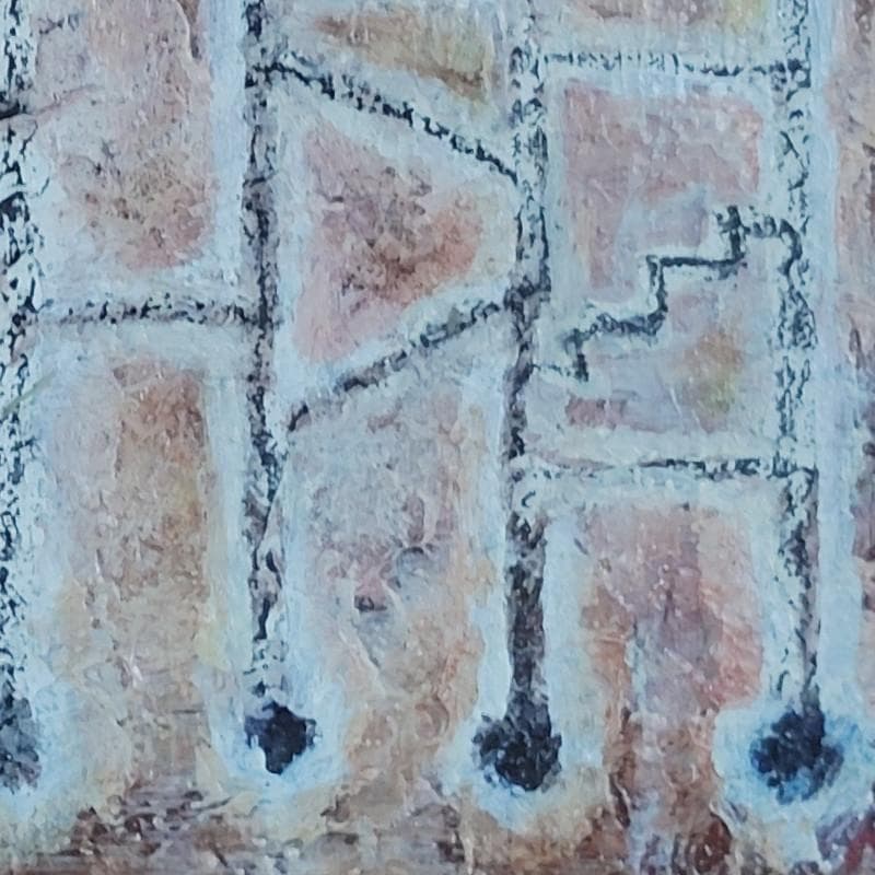 ☆後藤優子☆「あみだくじ」油絵