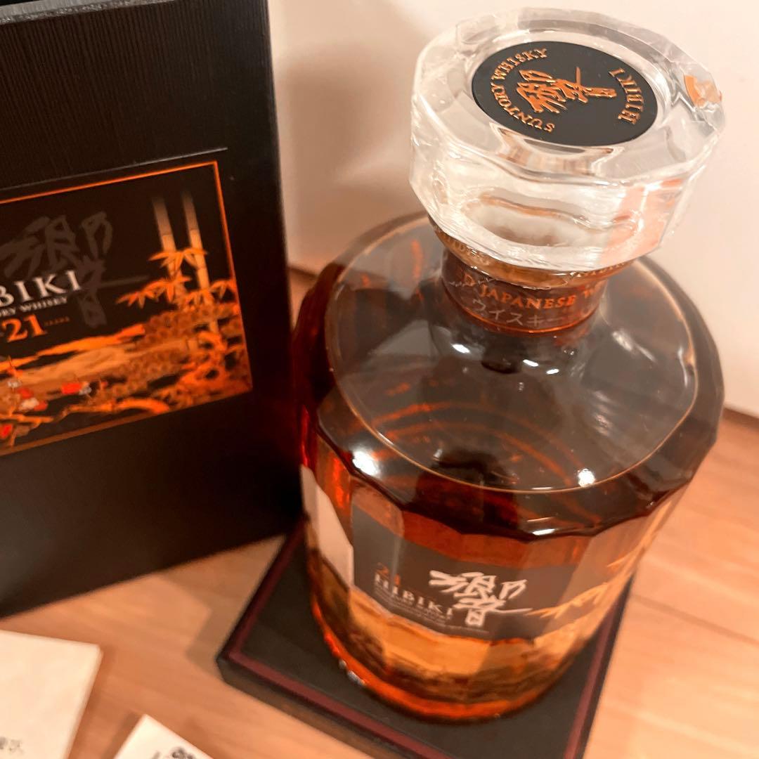 響２１年 意匠ボトル 花鳥風月 サントリー