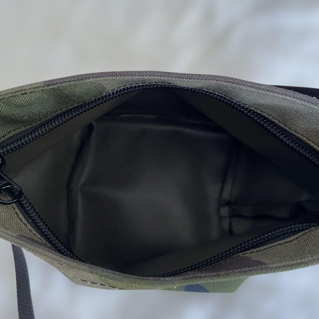 ⭐︎美品 エルベシャプリエ ショルダーバッグ 迷彩 舟型 バック底付き