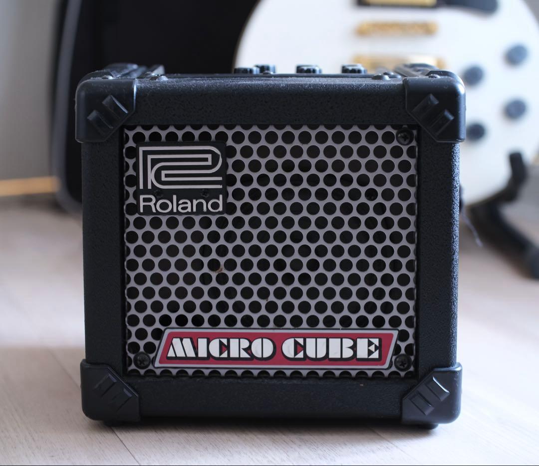 Epiphone レスポールカスタム白 Rolandマイクロキューブその他セット