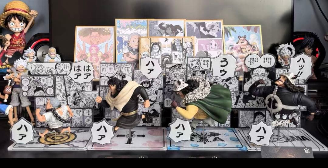 ワンピース 革命軍 熊 クマ 4体セット フィギュア ガレージキット