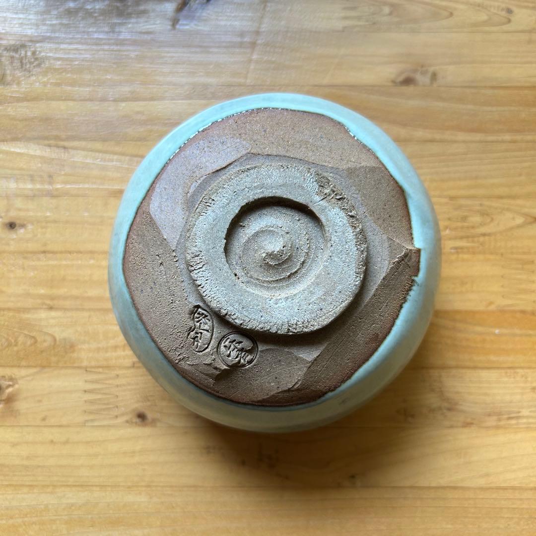 赤膚焼　尾西楽斎　茶道具 抹茶碗　木箱付き　未使用品　骨董　レトロ