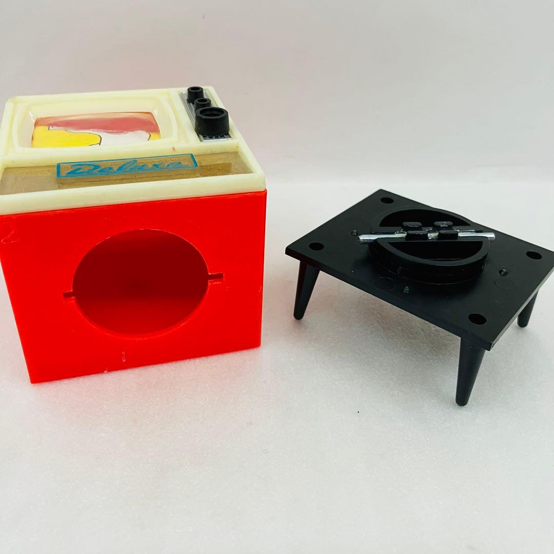 当時物 昭和レトロ 箱付き オバケのQ太郎 カラーテレビ 貯金箱 デラックス