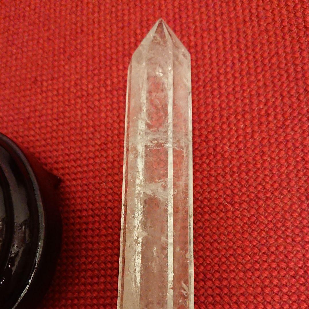 天然 水晶 六角柱 30センチ 大 運気 アップ 送料無料