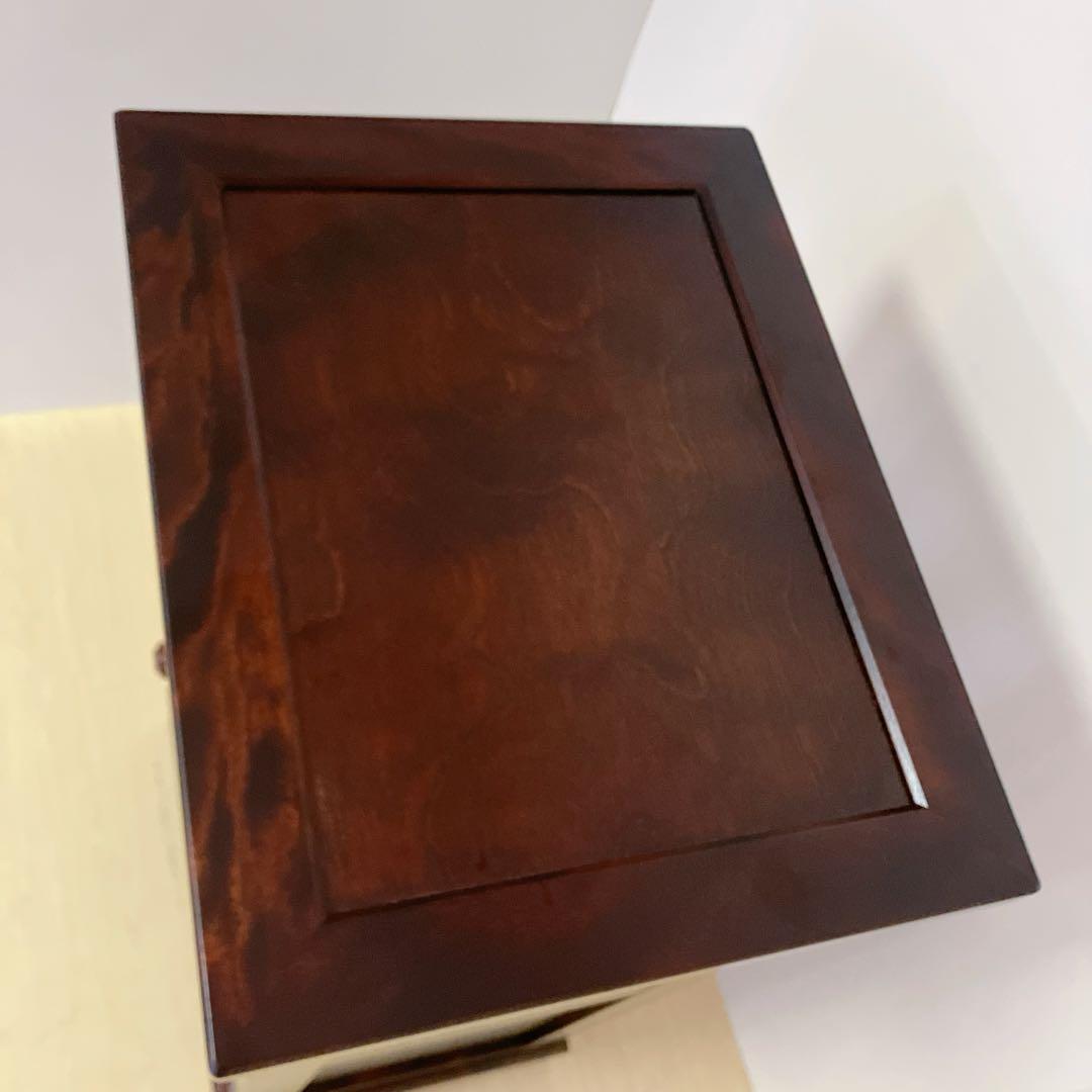 北海道民芸家具　電話台　FAX台　サイドチェスト　サイドテーブル　カバ無垢材