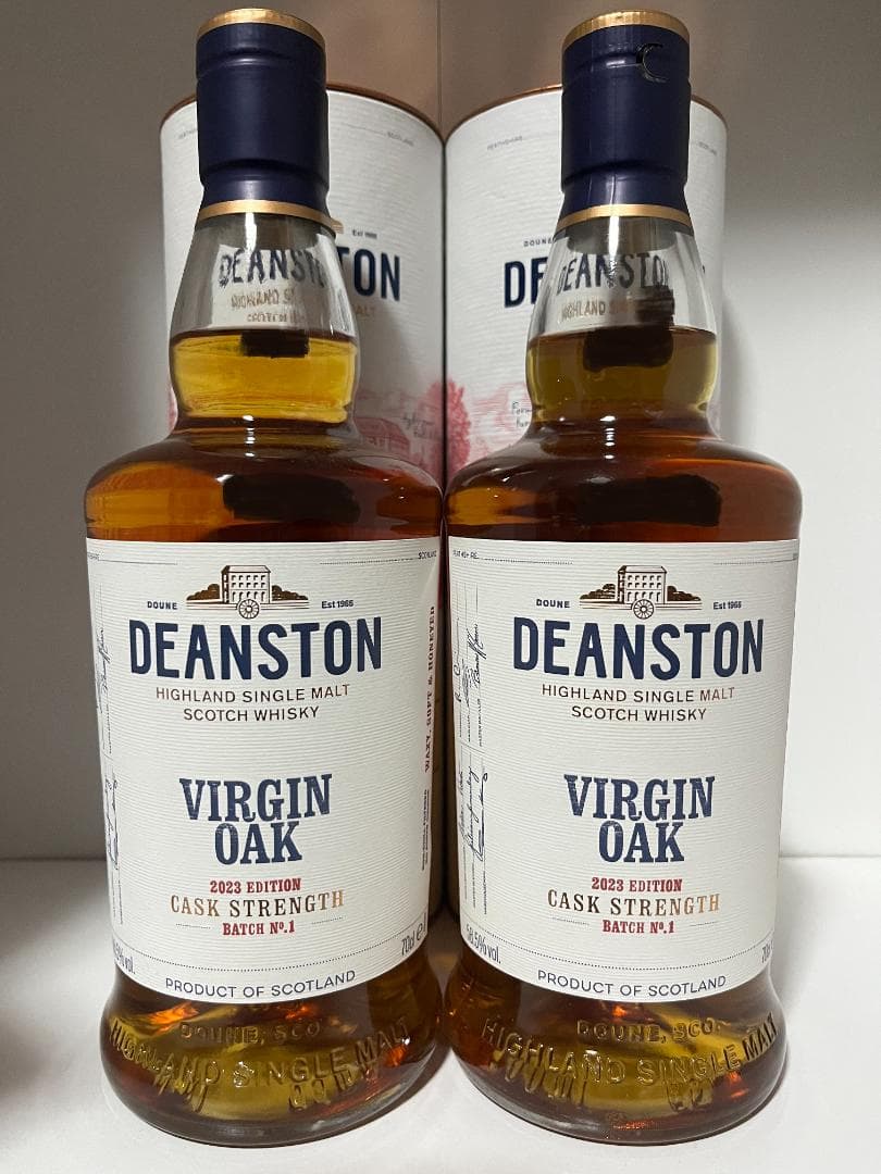ディーンストン ヴァージンオーク カスクストレングス 2023 2本セット
