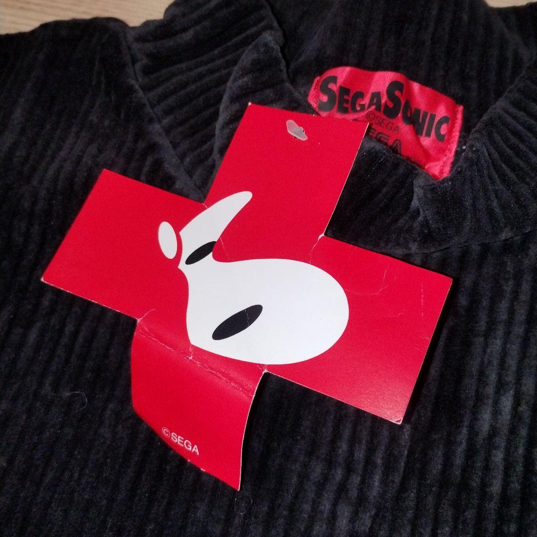 超レア☆90's SEGA SONIC ハイネック　タートルネック　コーデュロイ