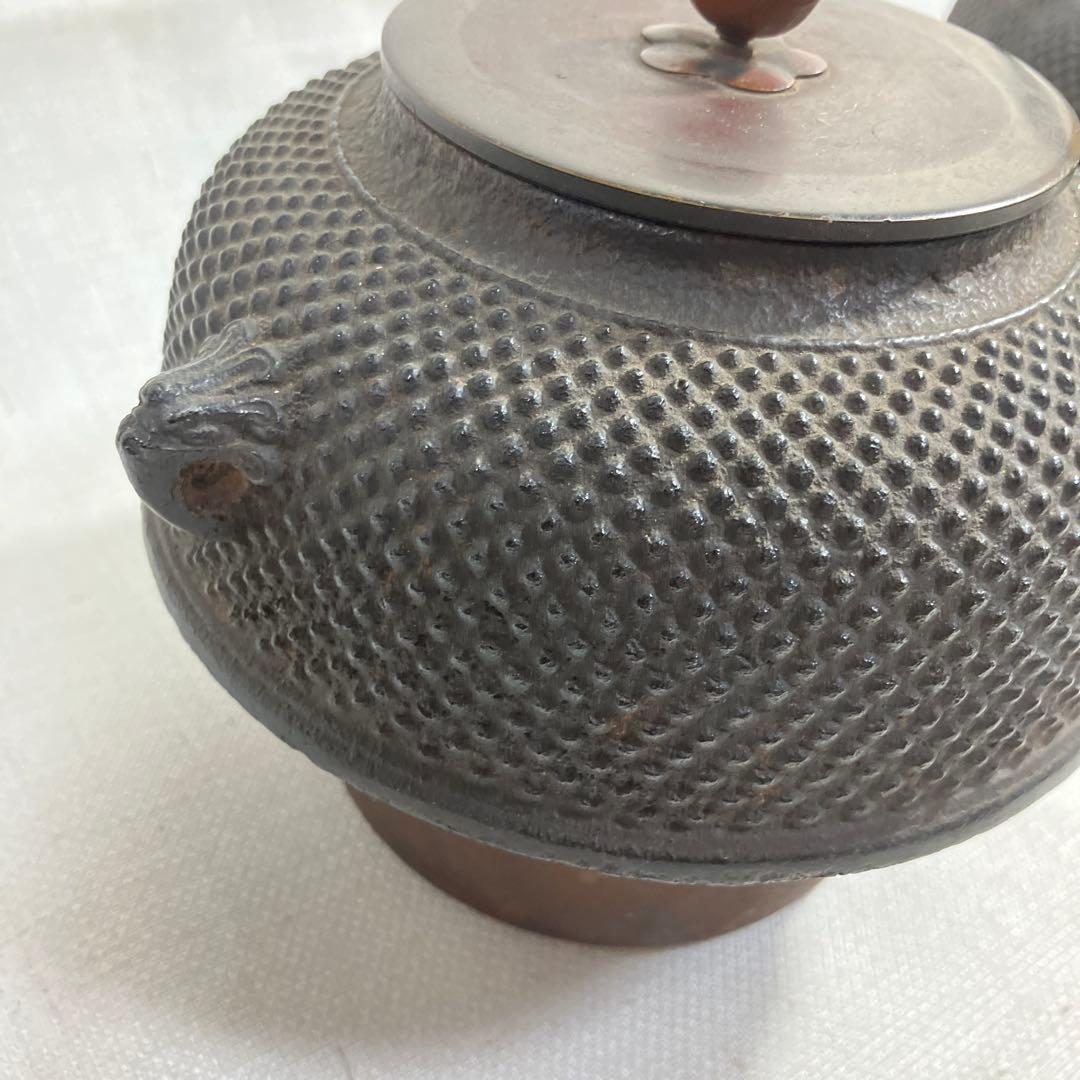 2点セット 南部 鉄瓶 風炉釜 茶釜 鉄製