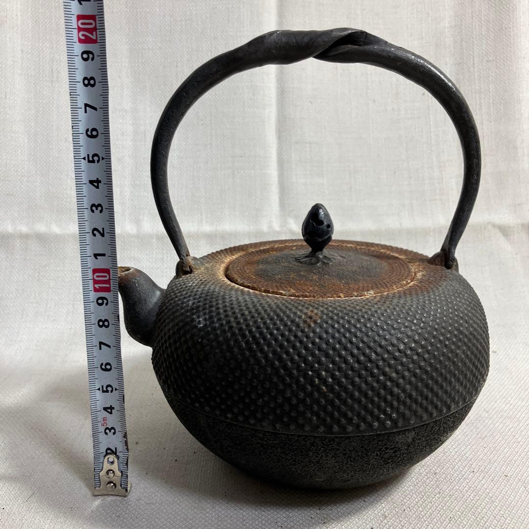 2点セット 南部 鉄瓶 風炉釜 茶釜 鉄製