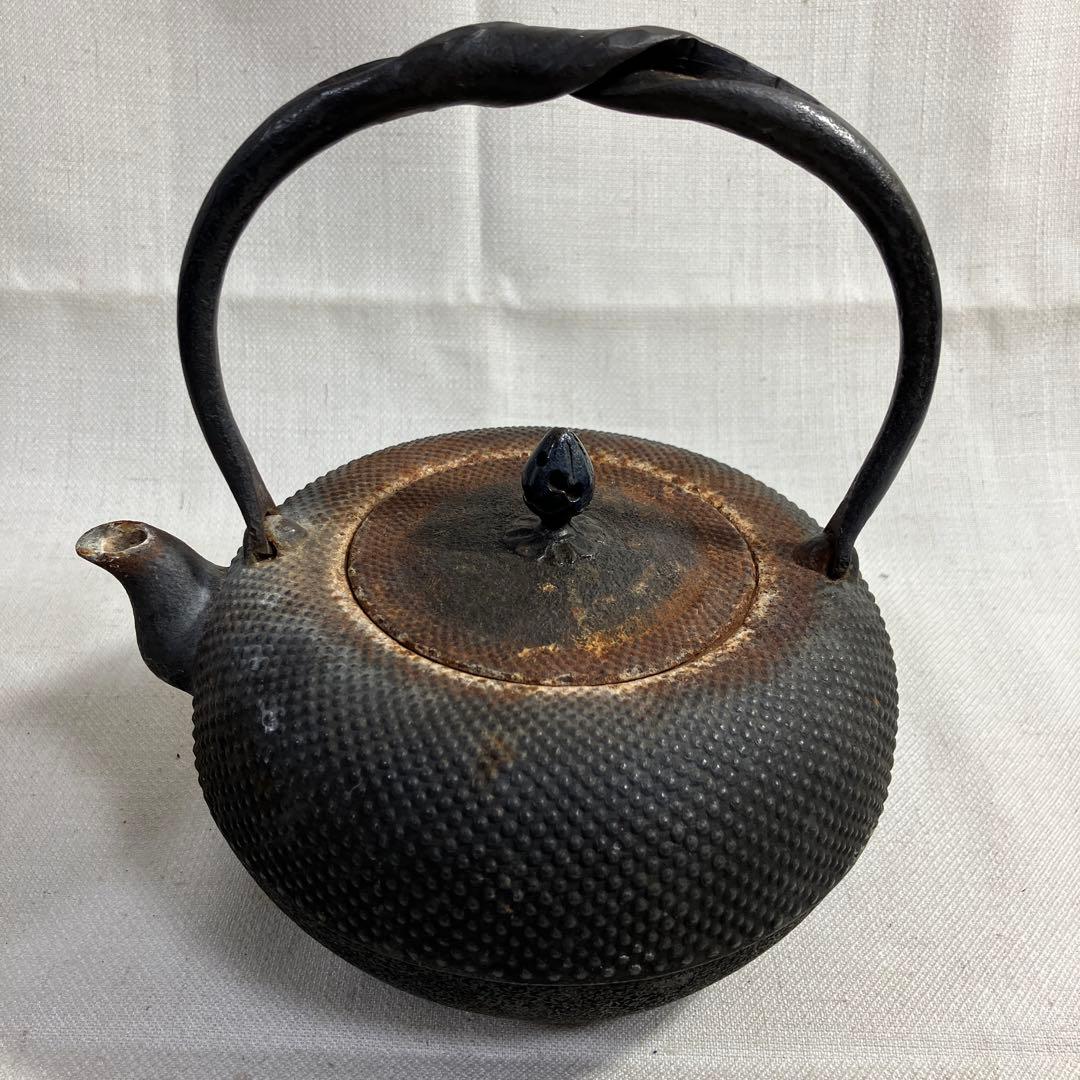 2点セット 南部 鉄瓶 風炉釜 茶釜 鉄製