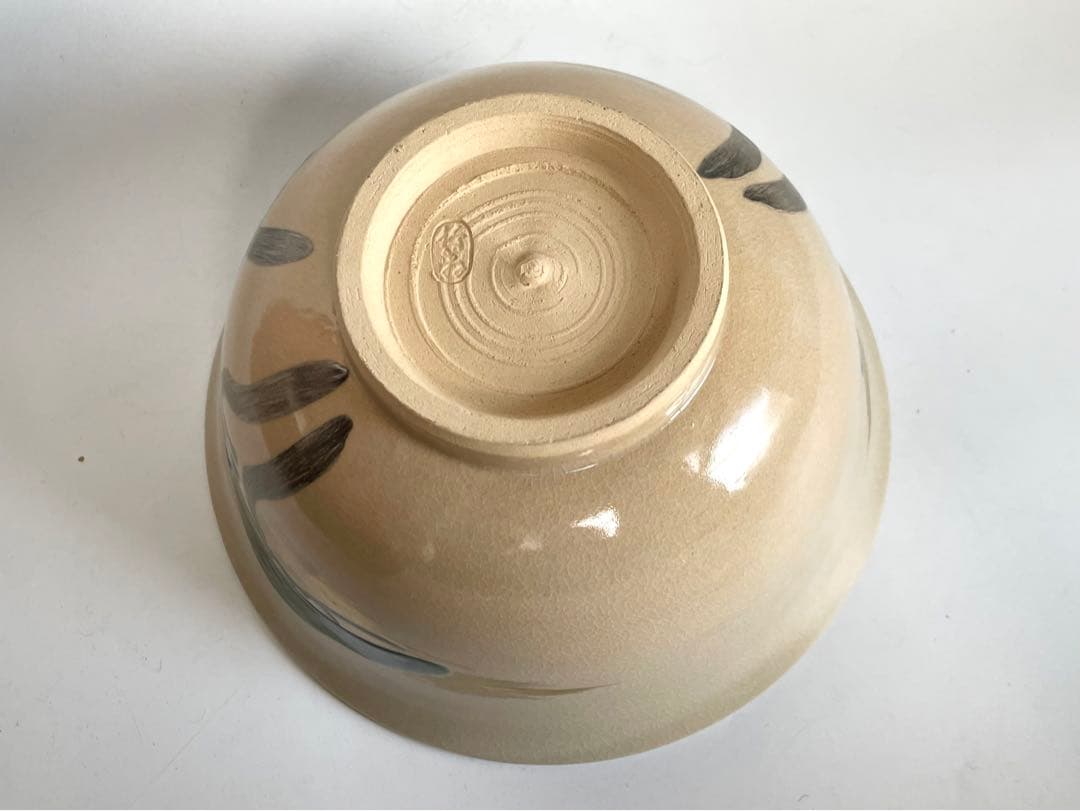 陶芸家　三浦竹軒　光琳松図　鉢　菓子鉢　深鉢　米原氏　共箱　三浦竹春