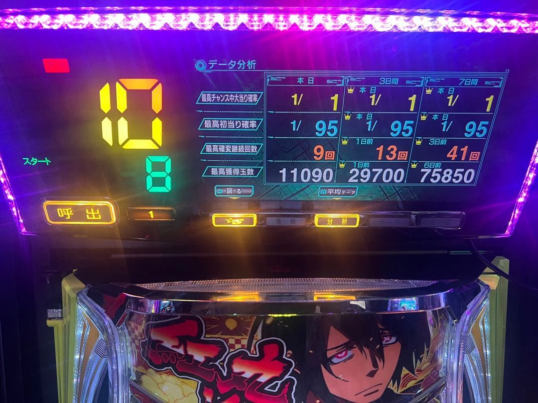 パネラシュテールネオパチンコ仕様/設定表付属(データカウンター)