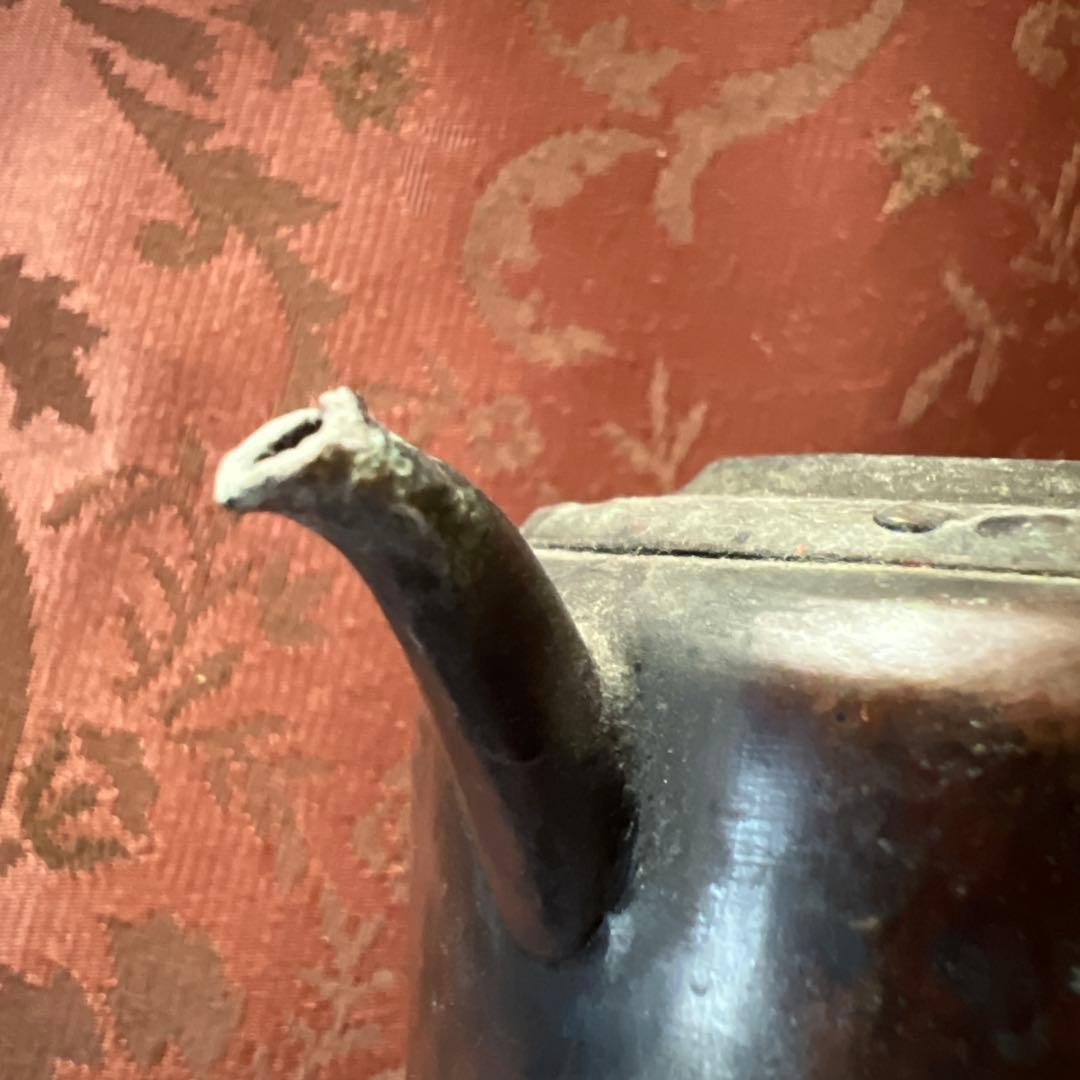 信水造　銅水滴　幅9.0×奥行6.0×高さ5.8cm