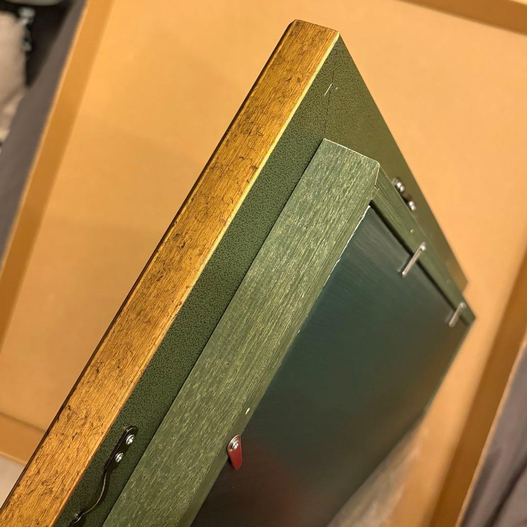 【未使用】油彩額縁　油絵　額縁　F8 8号　ゴールド　フレーム　キャンバス