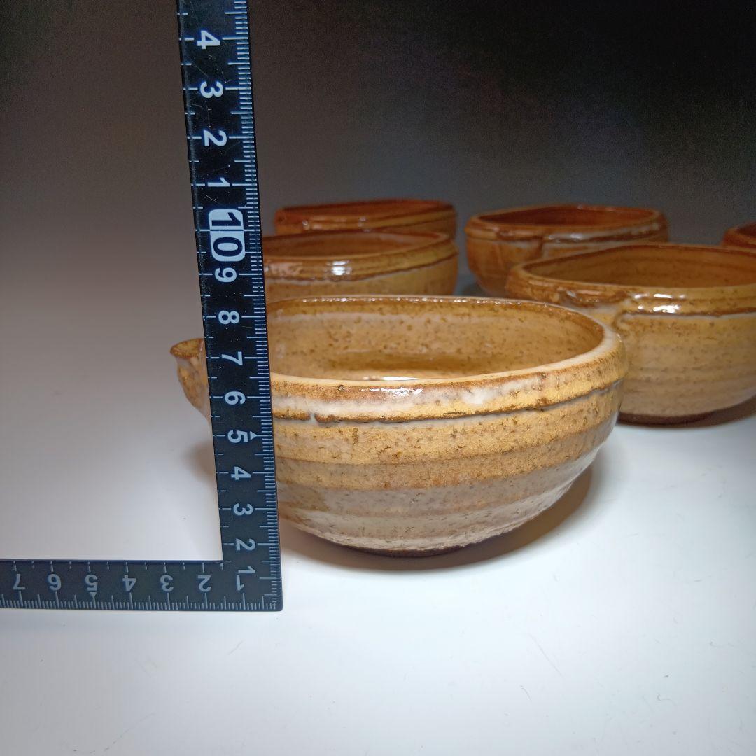 値下げ　茶道具　萩焼　12代田原陶兵衛　片口向付6客　共箱　美品