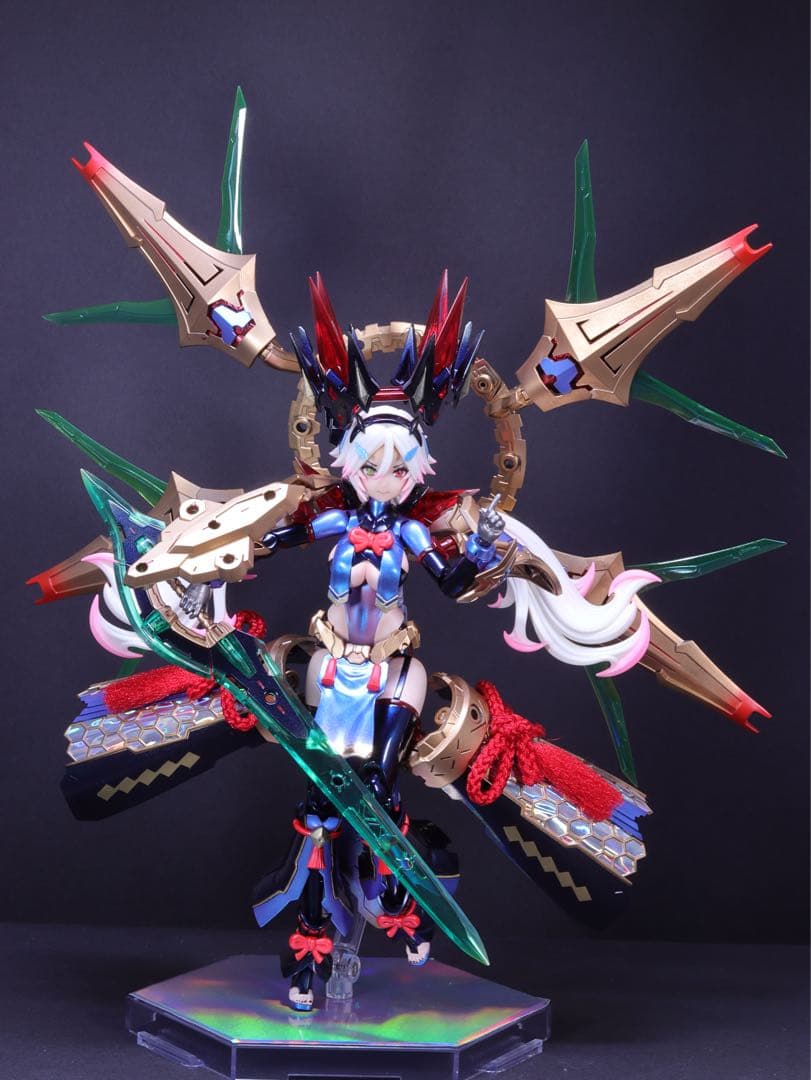 メガミデバイス　スサノヲレガリア　塗装済み完成品　素体付き