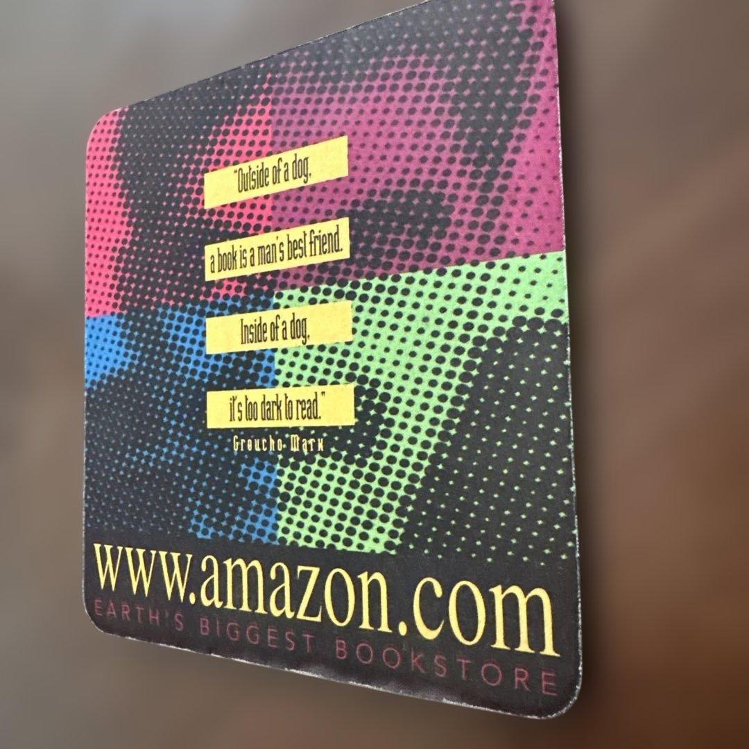 Amazonの初期顧客への御礼マウスパッド Groucho Marx 名言付き