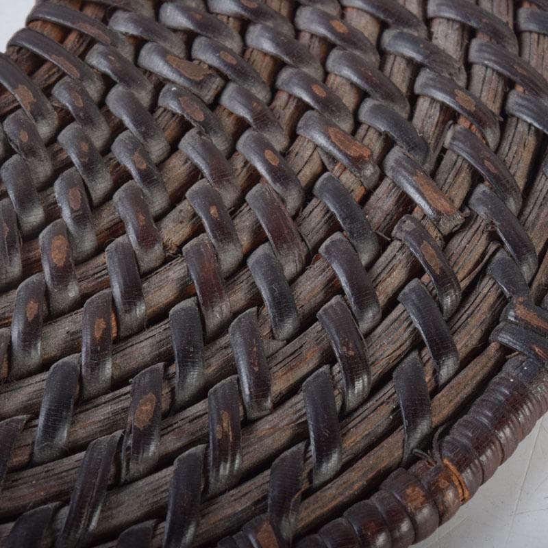 煎茶道具　籐編　瓶敷　瓶座　C　8517