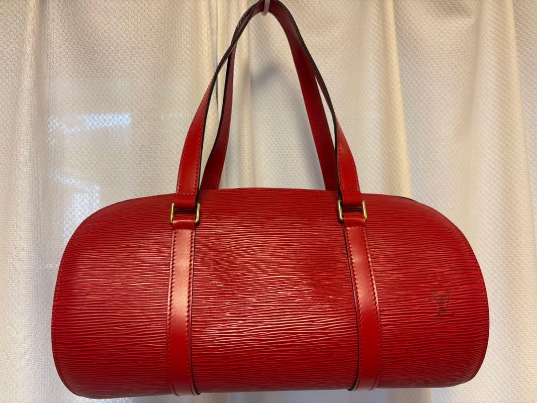 ルイヴィトン エピ スフロ カスティリアンレッド 赤 ミニポーチ付