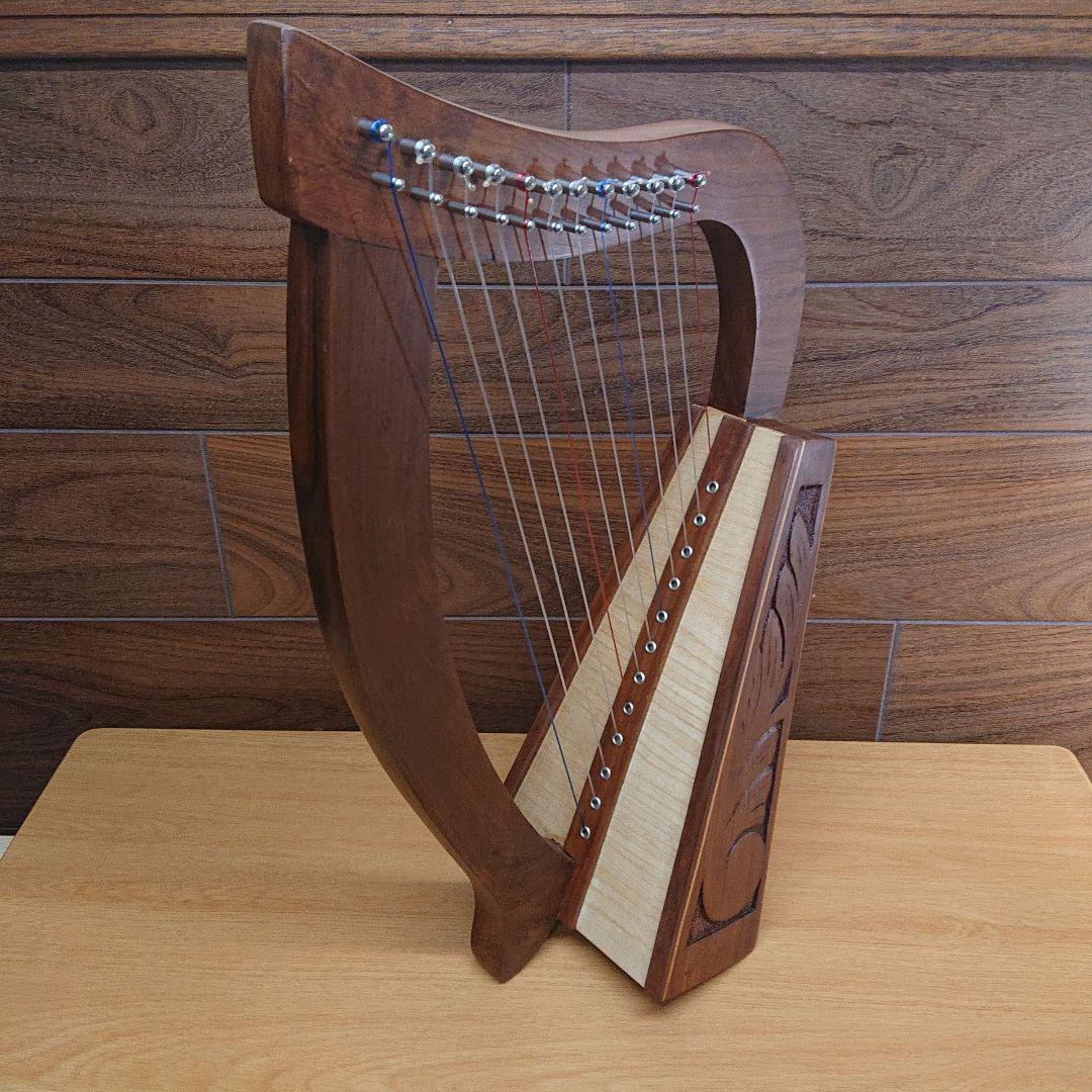 ベイビーハープ 12弦 専用バッグ 教本 チューニングキー付きミッドイースト