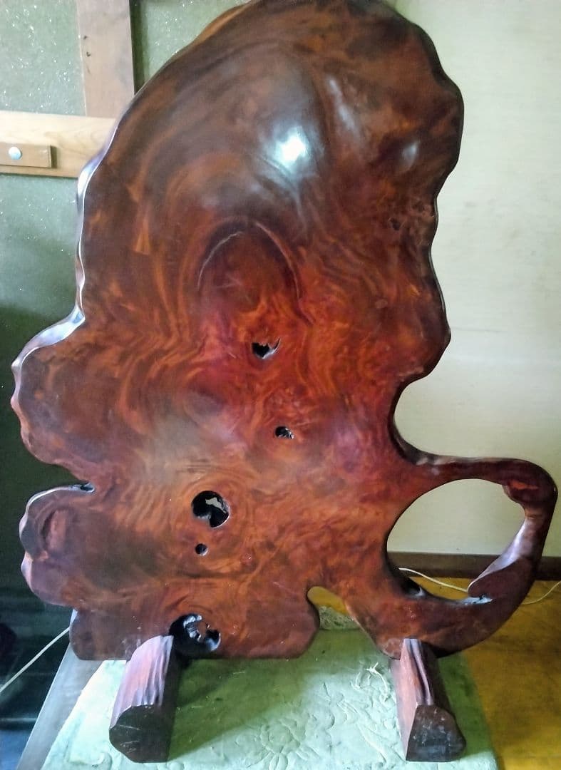 レトロ一枚板の衝立