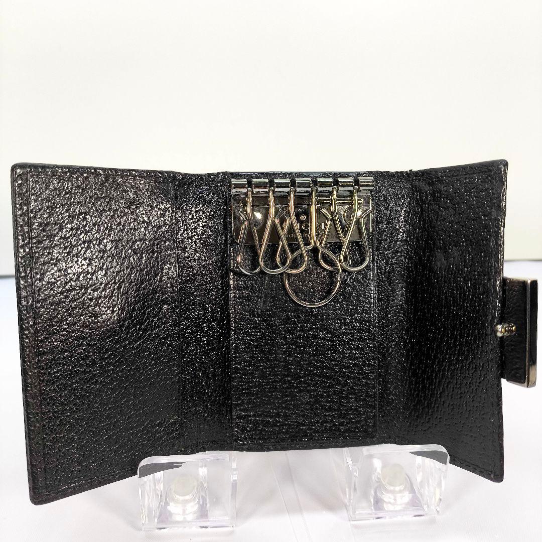 箱付き　美品 グッチ 6連 キーケース GUCCI キーホルダー キーリング