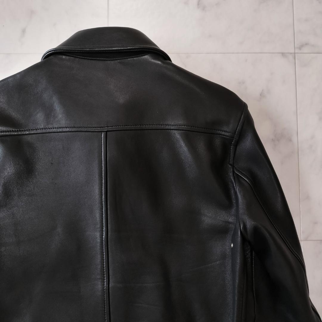 名作 A.P.C. MOTO BLOUSON モトブルゾン XS S~M 羊革
