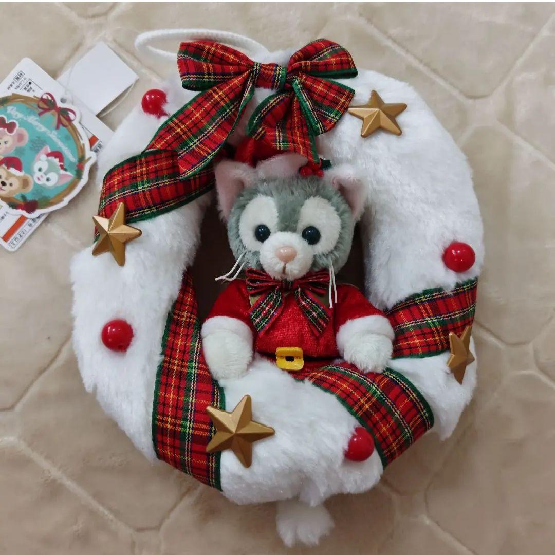 【タグ付き】クリスマスリース ダッフィー シェリーメイ ジェラトーニ ステラルー