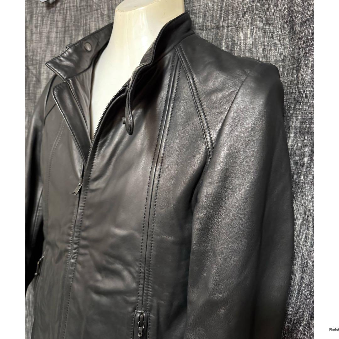 定価104500円　GalaabenD オイルドラムレザー　ライダース　M 黒