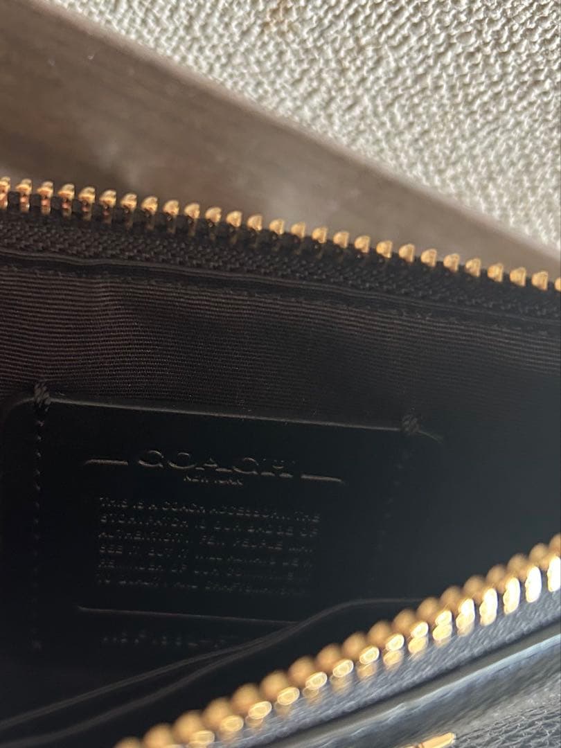 【美品】COACH コーチ★小さめ★ロゴマーク★ショルダーバッグ★黒