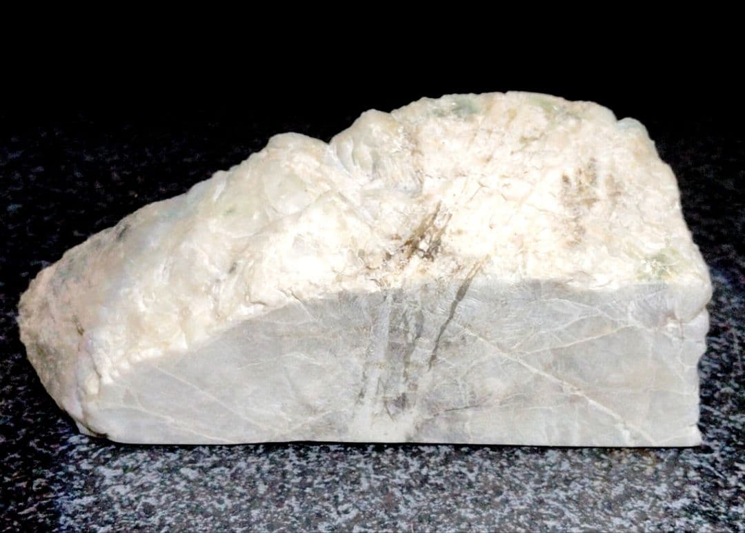 ★翡翠原石★糸魚川硬玉【小滝・切り出し・スライス394ｇ】