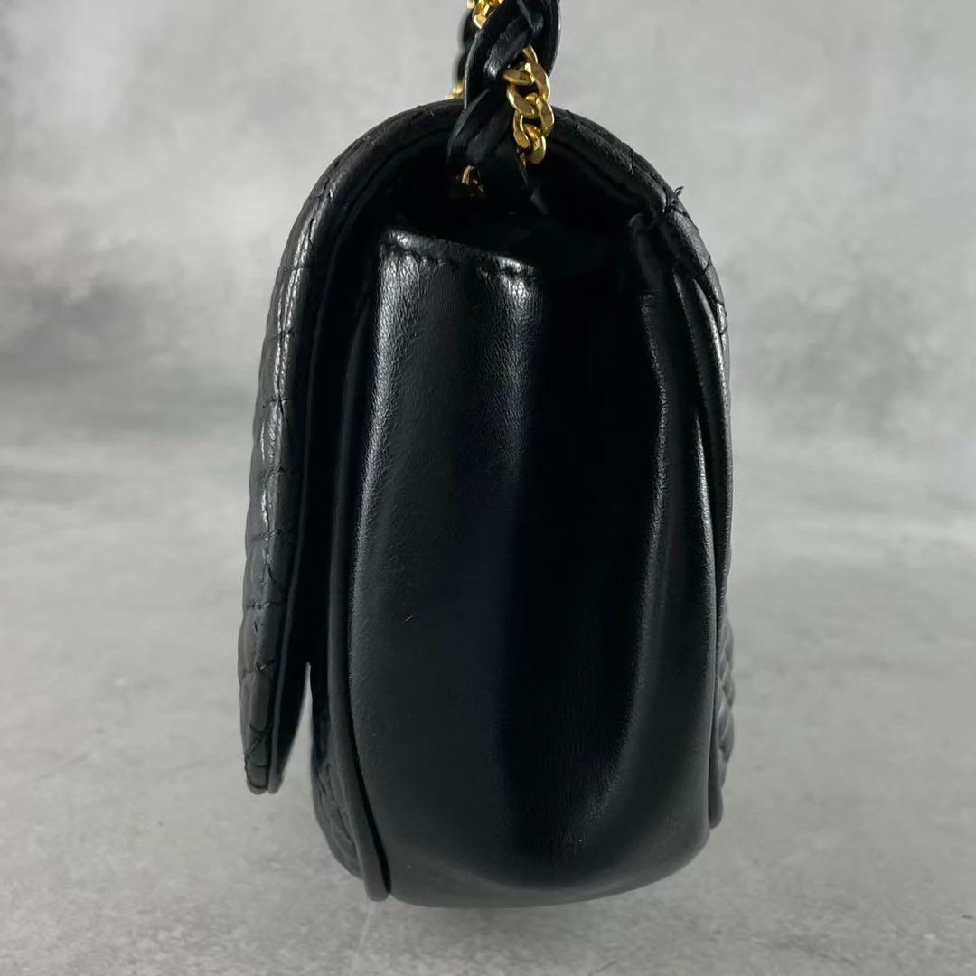 ezbuy様　バリー チェーン ショルダーバッグ キルティング レザー ブラック