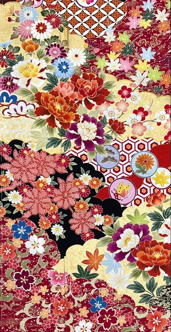 振り袖　フルセット　別誂長襦袢付　 金彩加工　刺繍入り　しつけ糸付　 501