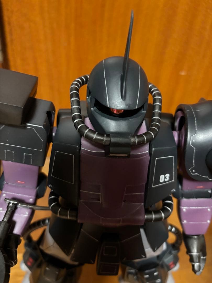 W*1様 ジャンク 旧キット1/60高機動型ザクⅡ 全塗装　完成品