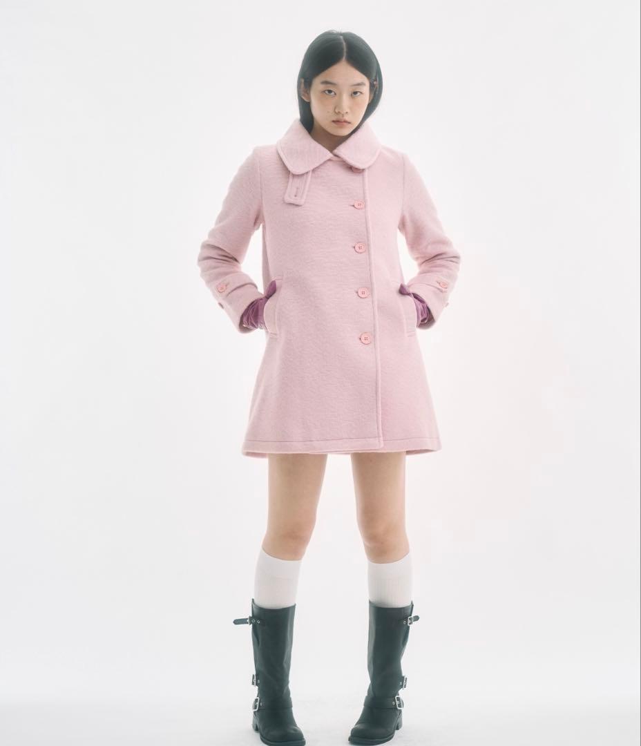 【完売品】fekete 2WAYラウンドカラーPコート