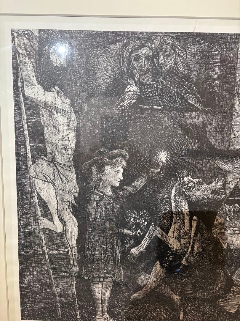 ピカソ 絵画　ポスター　ミノタウロマキア　大型