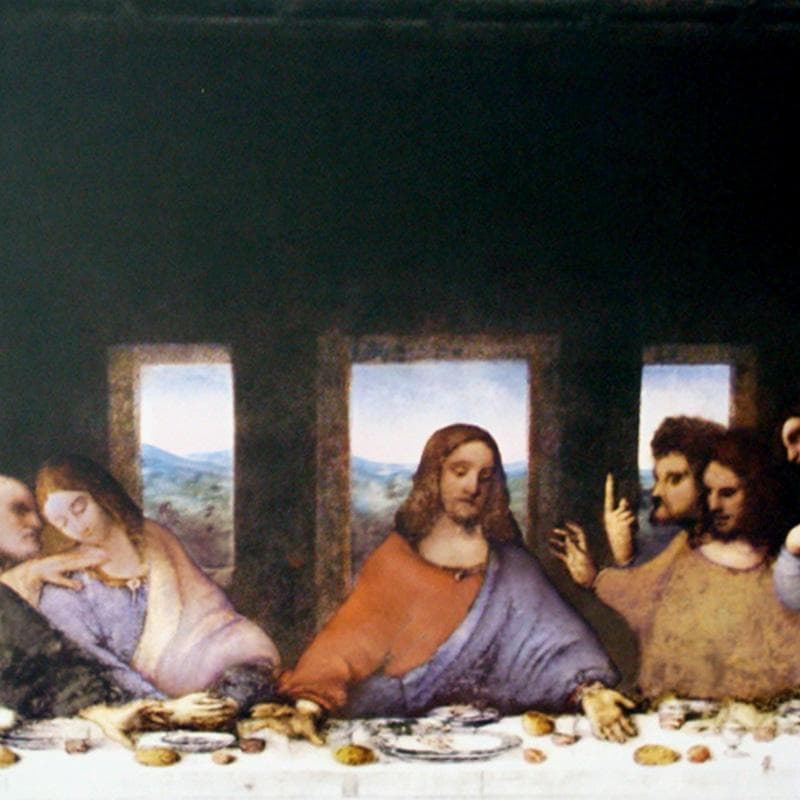 額装品/最後の晩餐/ レオナルド・ダヴィンチ/Last Supper
