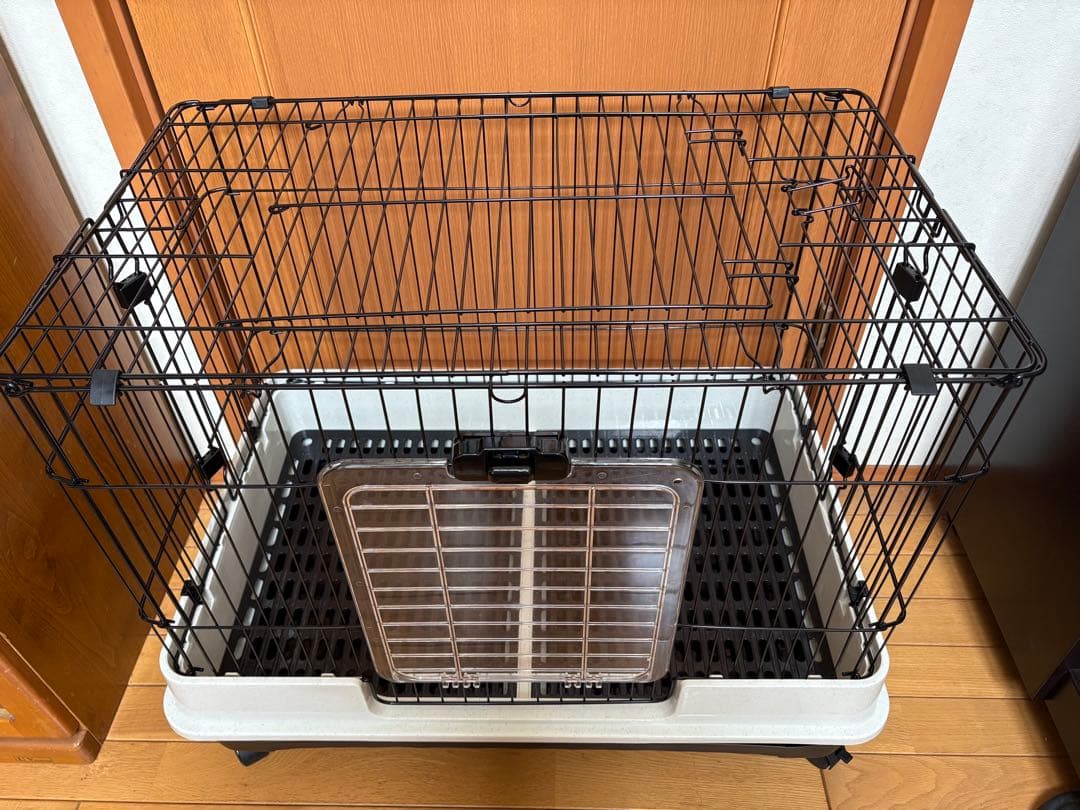 ペティオ アドメイトラパン 掃除のしやすい広々ケージ ノワール