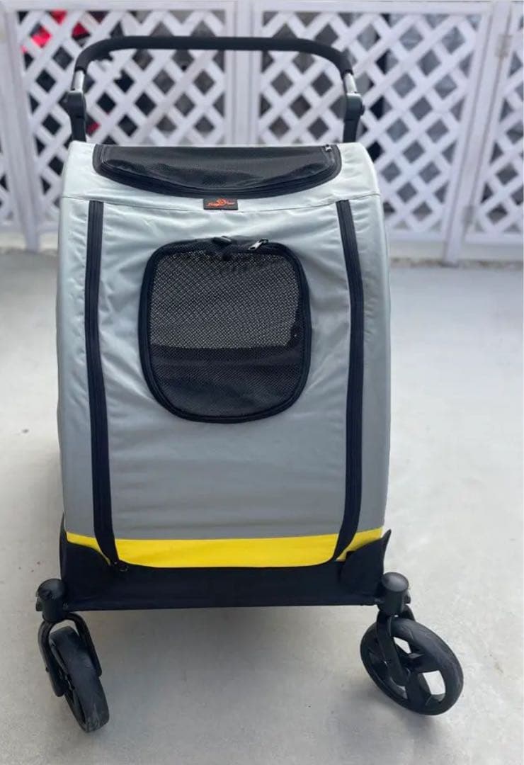 Bingo Paw XL ペットカート グレー/イエロー