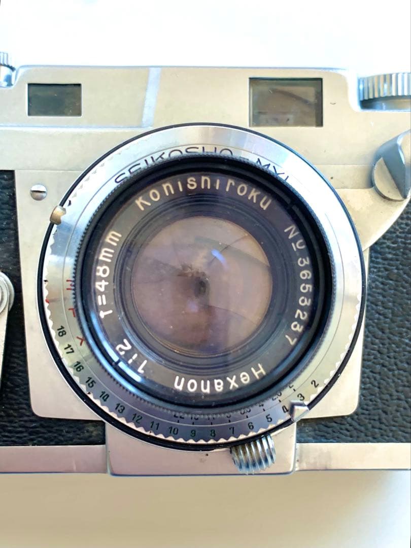 Konica III レンジファインダーカメラ、ストロボ付き