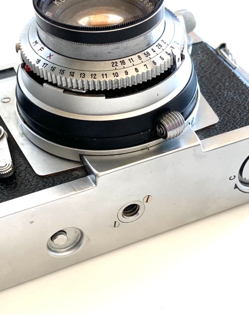 Konica III レンジファインダーカメラ、ストロボ付き