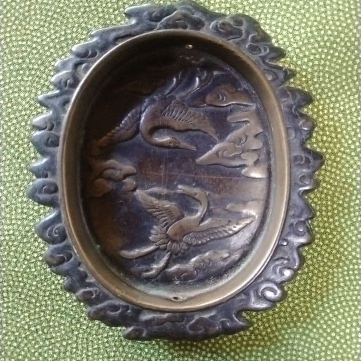 襖引き手　名越昌晴　銘入り　 和骨董　古美術品　アンティーク6枚セット