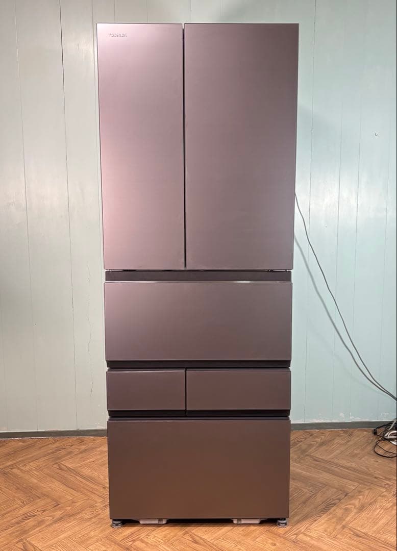 【大活躍✨】TOSHIBA 600L 冷蔵庫　良好　2022年製　自動ドア