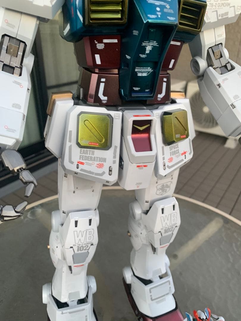 メガサイズ、1/35 ガンダム RX-78-2 海外製（方大競）全塗装。出品。