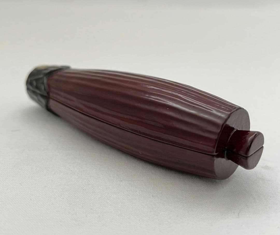 溜 一閑塗 傘香合 中村宗悦 茶道具