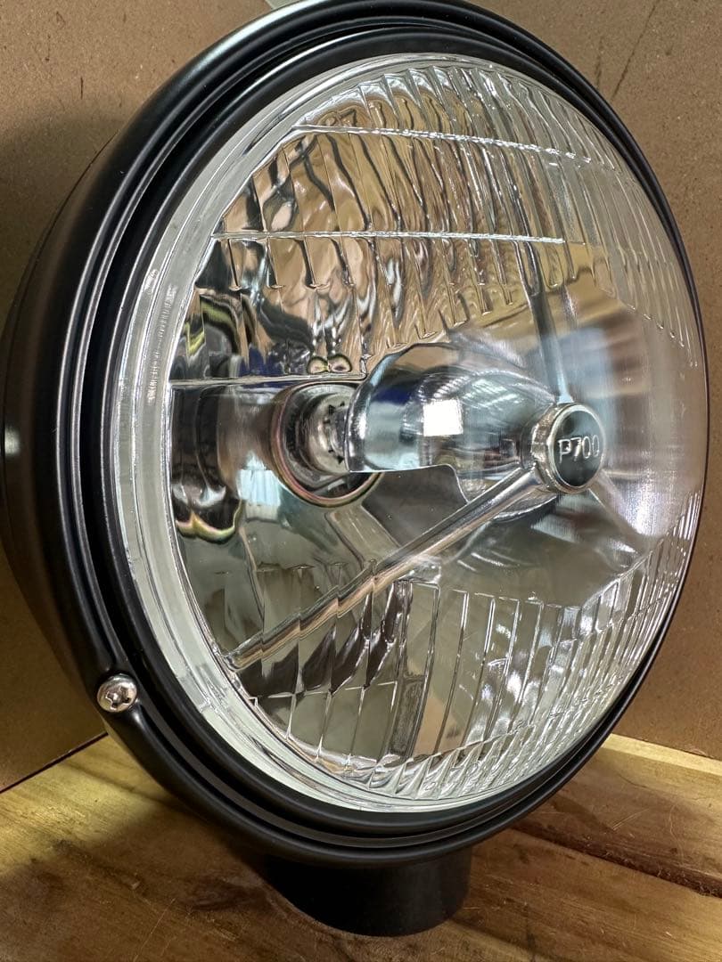 新品/未使用品180π用ルーカス/スリーポイントヘッドライト/検索SR400