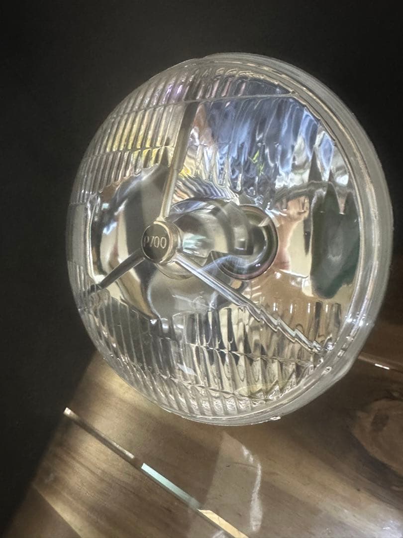 新品/未使用品180π用ルーカス/スリーポイントヘッドライト/検索SR400