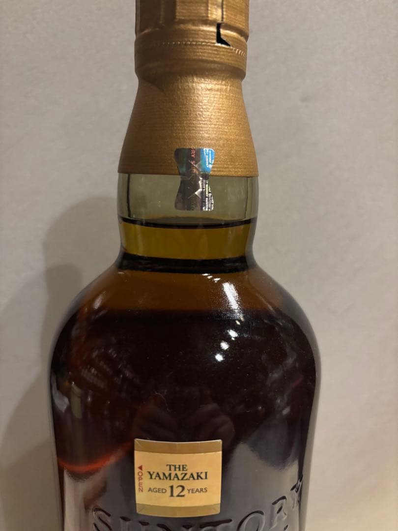 山崎 12年 シングルモルトウイスキー 700ml 箱なし